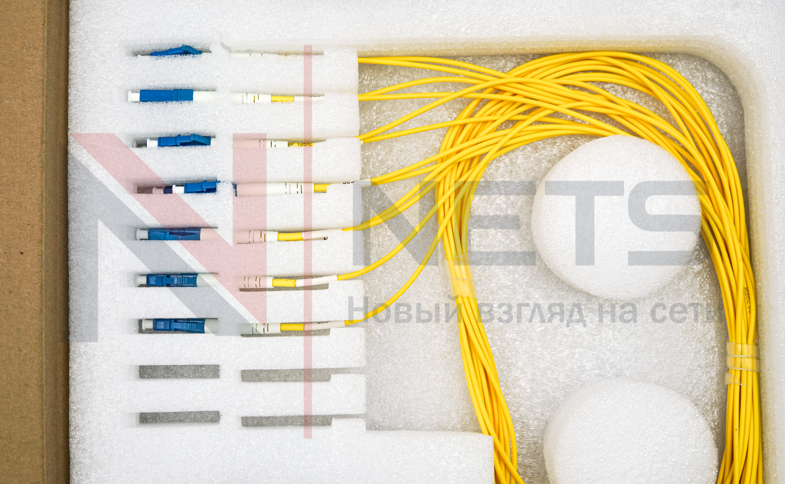 Оптический мультиплексор DWDM 1x10, каналы 30-39, (LC/UPC), COM + UPG (LC/UPC), ABS Box
