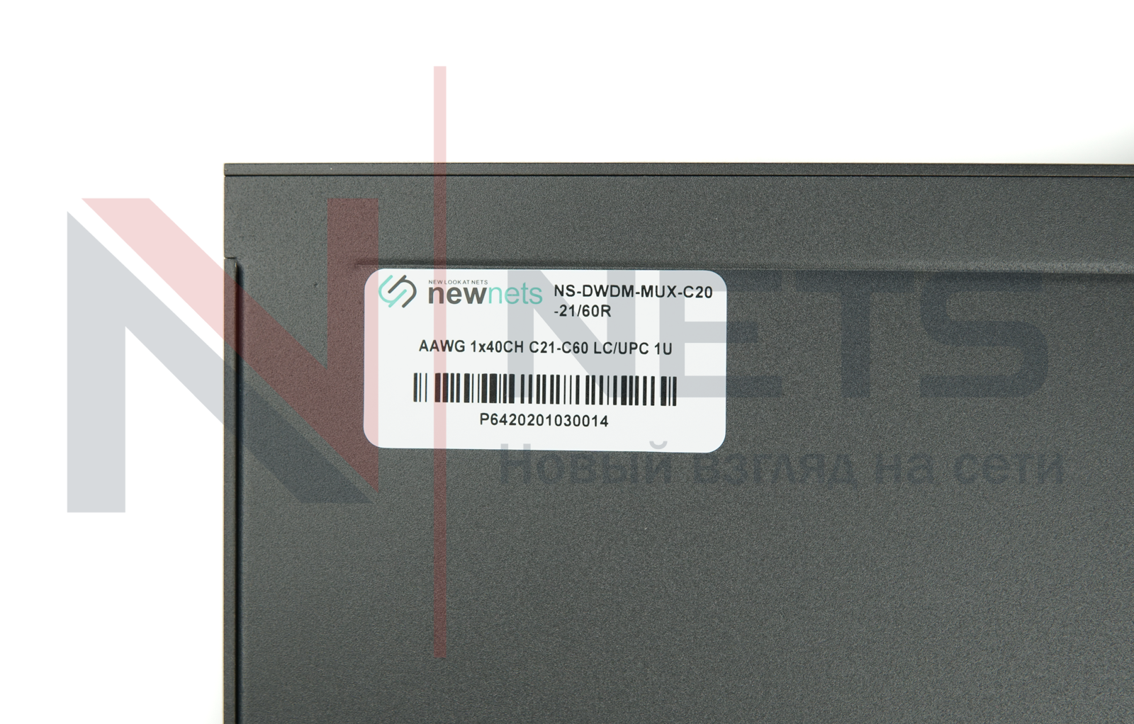 Оптический мультиплексор DWDM 1x40, каналы 21-60, (LC/UPC), COM (LC/UPC), RACK-AAWG
