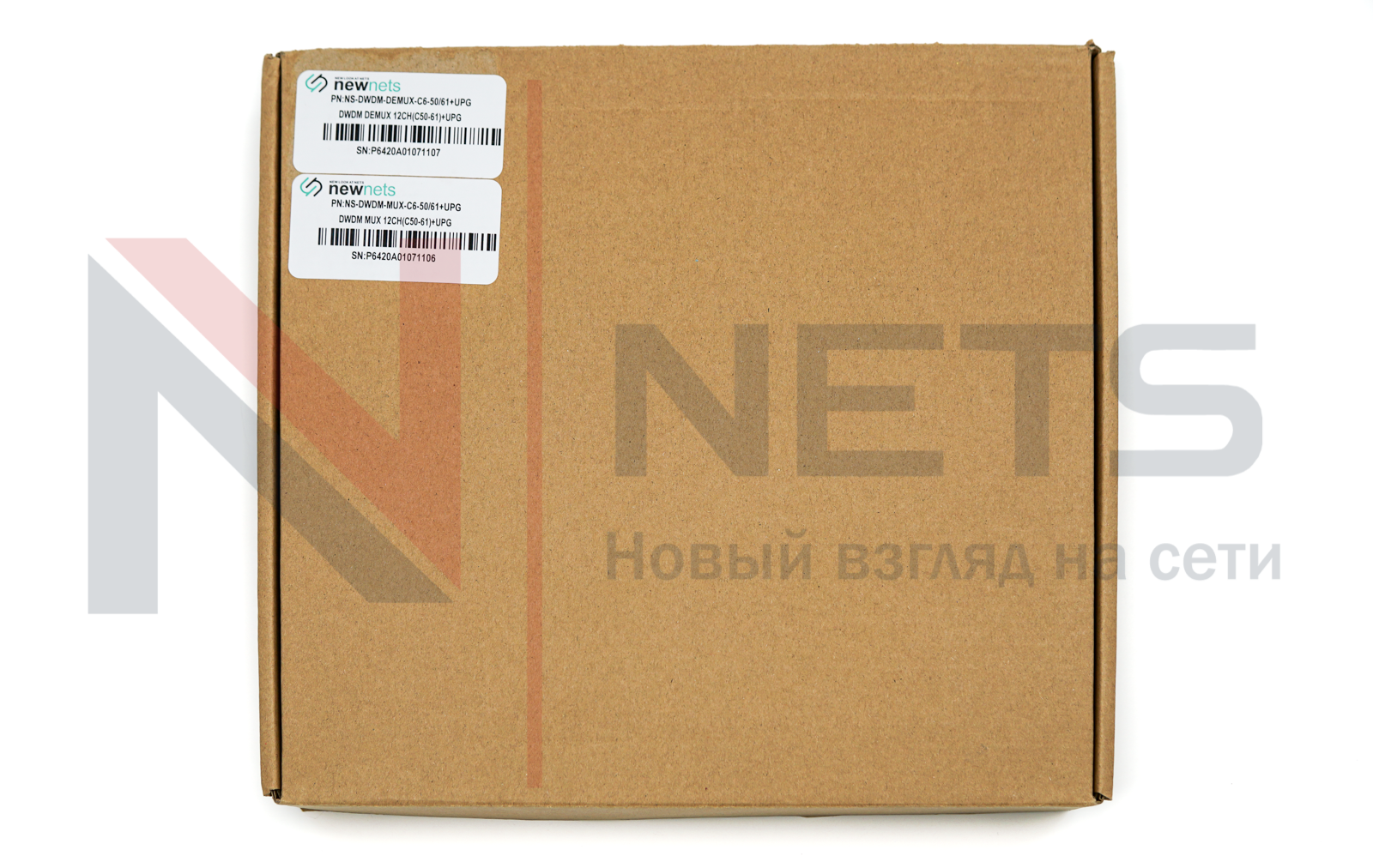 Оптический мультиплексор DWDM 1x12, каналы 50-61, (LC/UPC), COM + UPG (LC/UPC), ABS Box