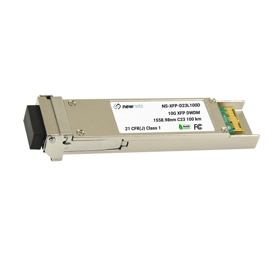 Оптический трансивер NS-XFP 10G DWDM, 23 канал, длина волны 1558.98nm, дальность 100km, LC, DDM