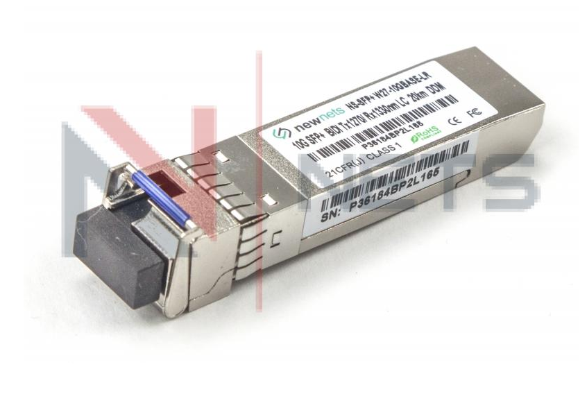 Оптический трансивер NS-SFP+W27-10GBASE LR, 10G Tx/Rx:1270/1330nm 03km, LC, DDM